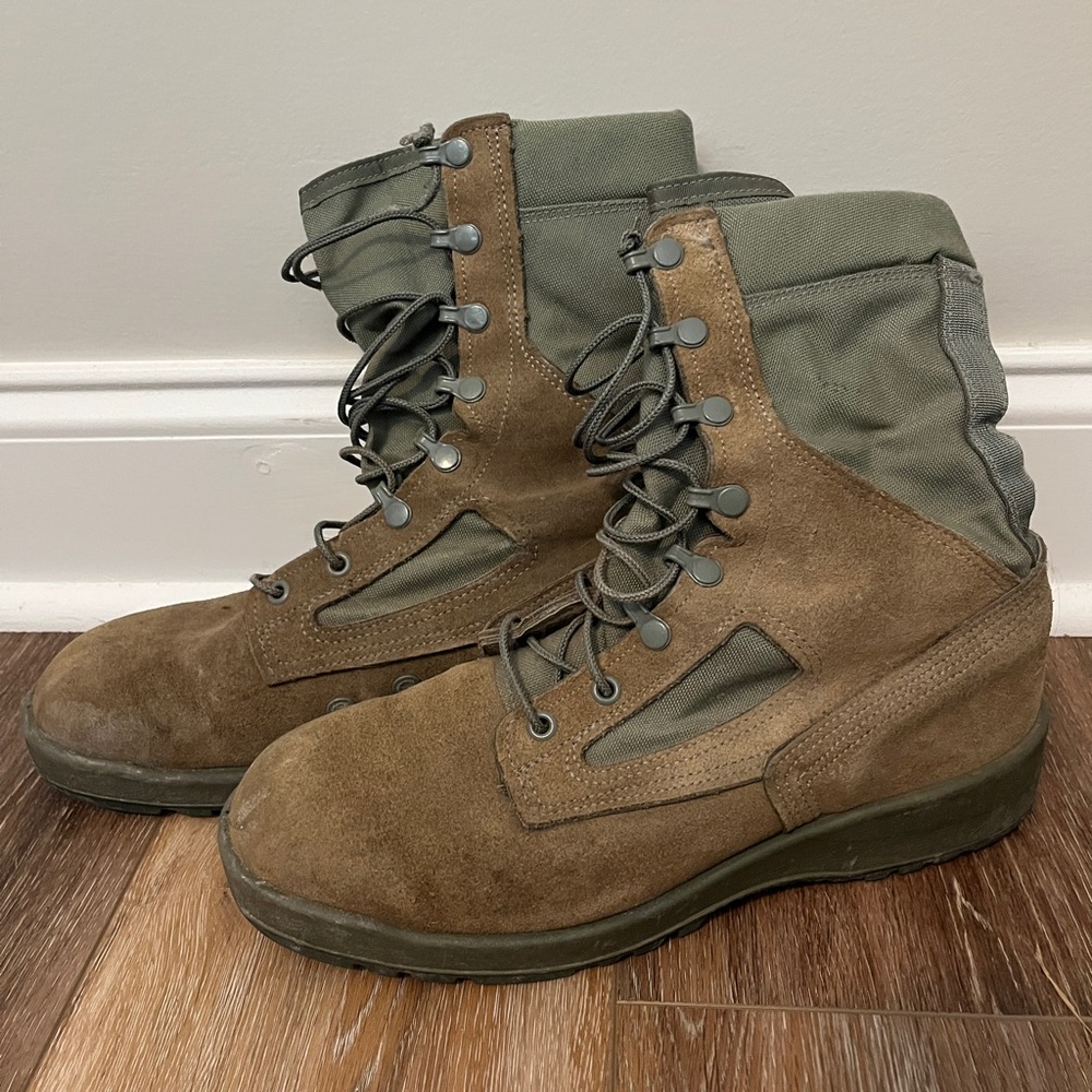 Men's Belleville Brown and Green Tactical Boots 600 size 8.5R